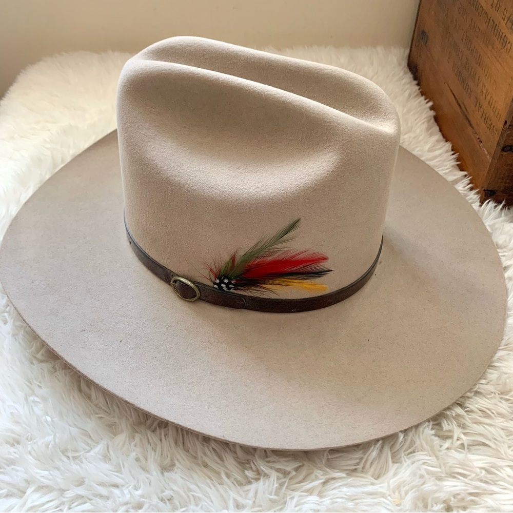 Stetson Cowboy Hat Silverbelly 7 1/8